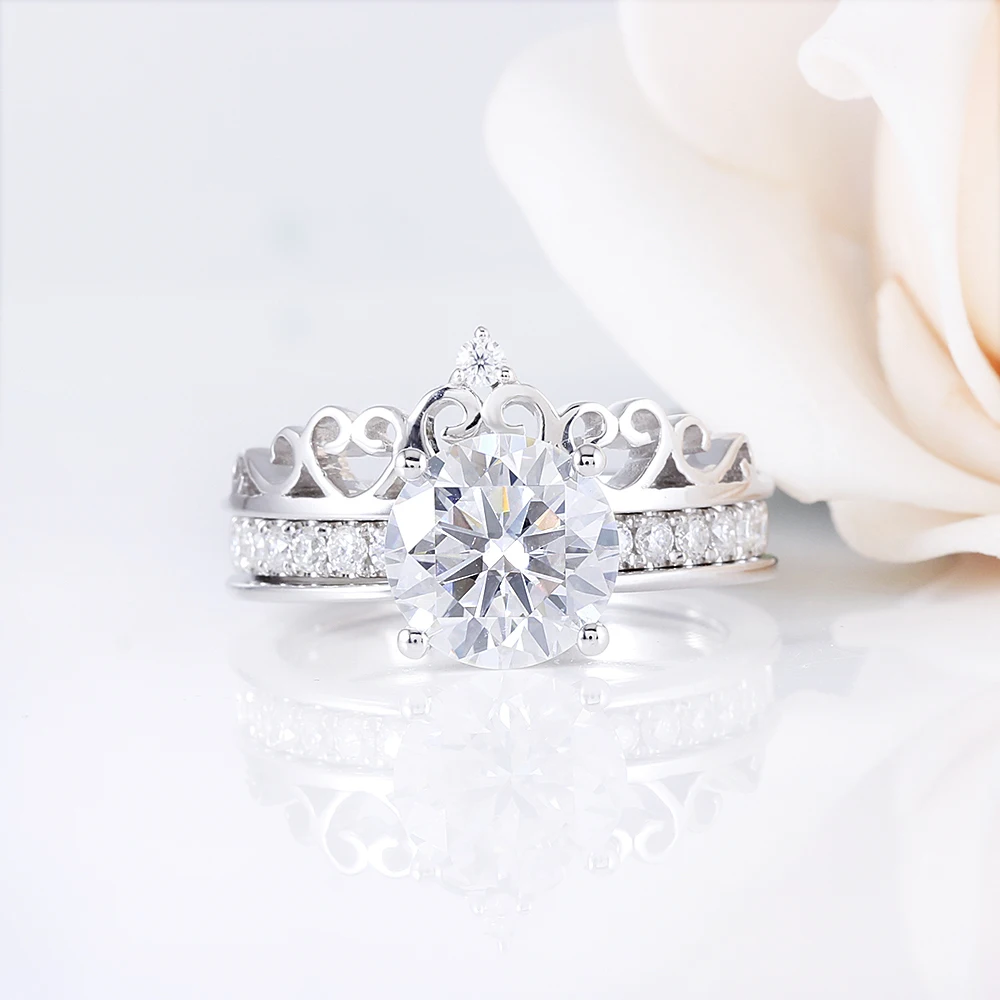 moissanite ring set (3)