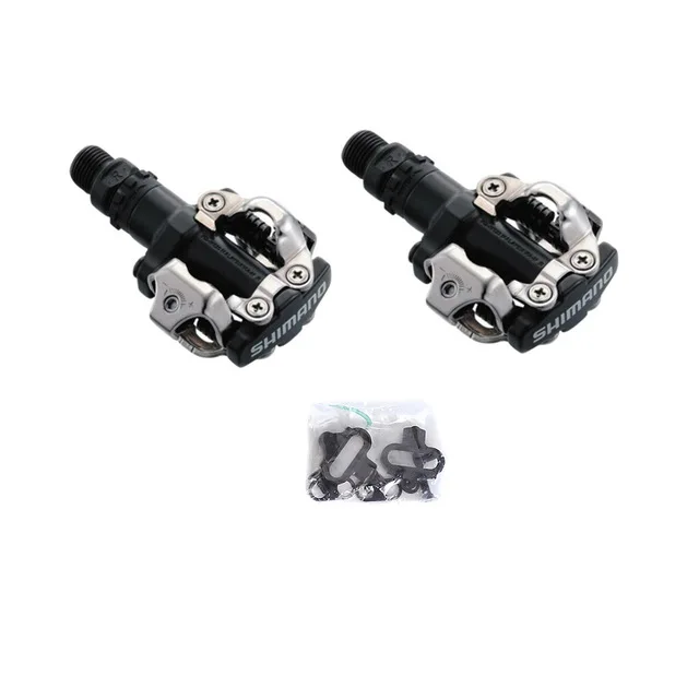 SM-PD22 NIB Shimano PD-M520 MTB Mountain Bike Clipless Pedals with SPD Cleats