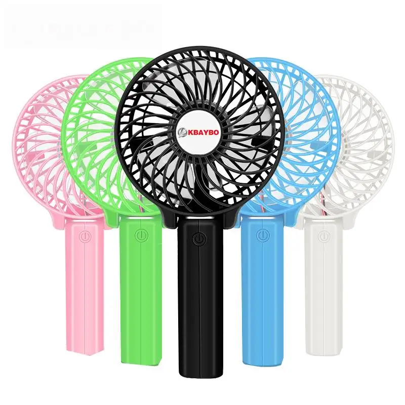 

New hots Foldable Hand Fans Battery Operated Rechargeable Handheld Mini Fan Electric Personal Fans Hand Bar Desktop Fan