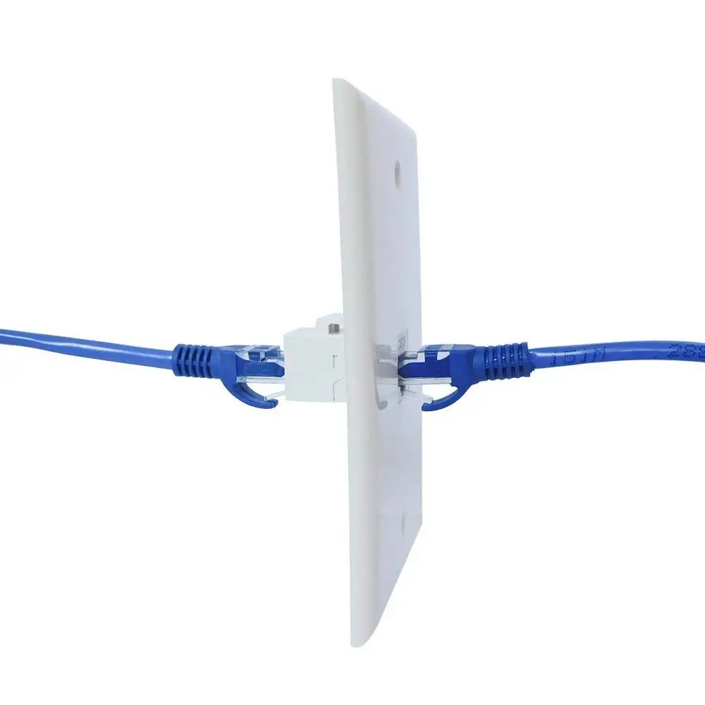 Фоторазъем CAT6 соединитель UTP RJ45 розетка с защелкой для розетки настенной плиты
