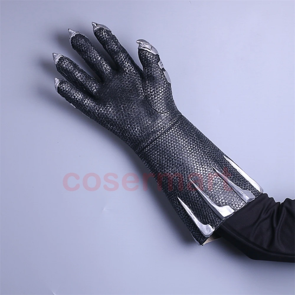 A Pair of Two Movie Panther Claws Gloves Cosplay Costume Superhero Gloves Halloween Prop
