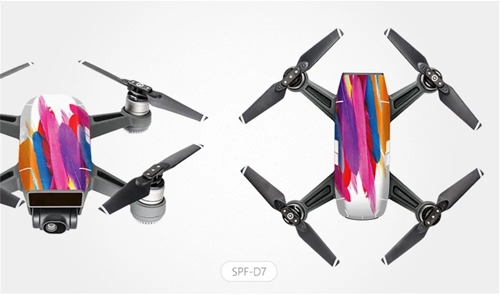Водостойкая наклейка, защитная пленка для DJI Spark Mini Drone Jul3, профессиональная заводская цена, Прямая поставка