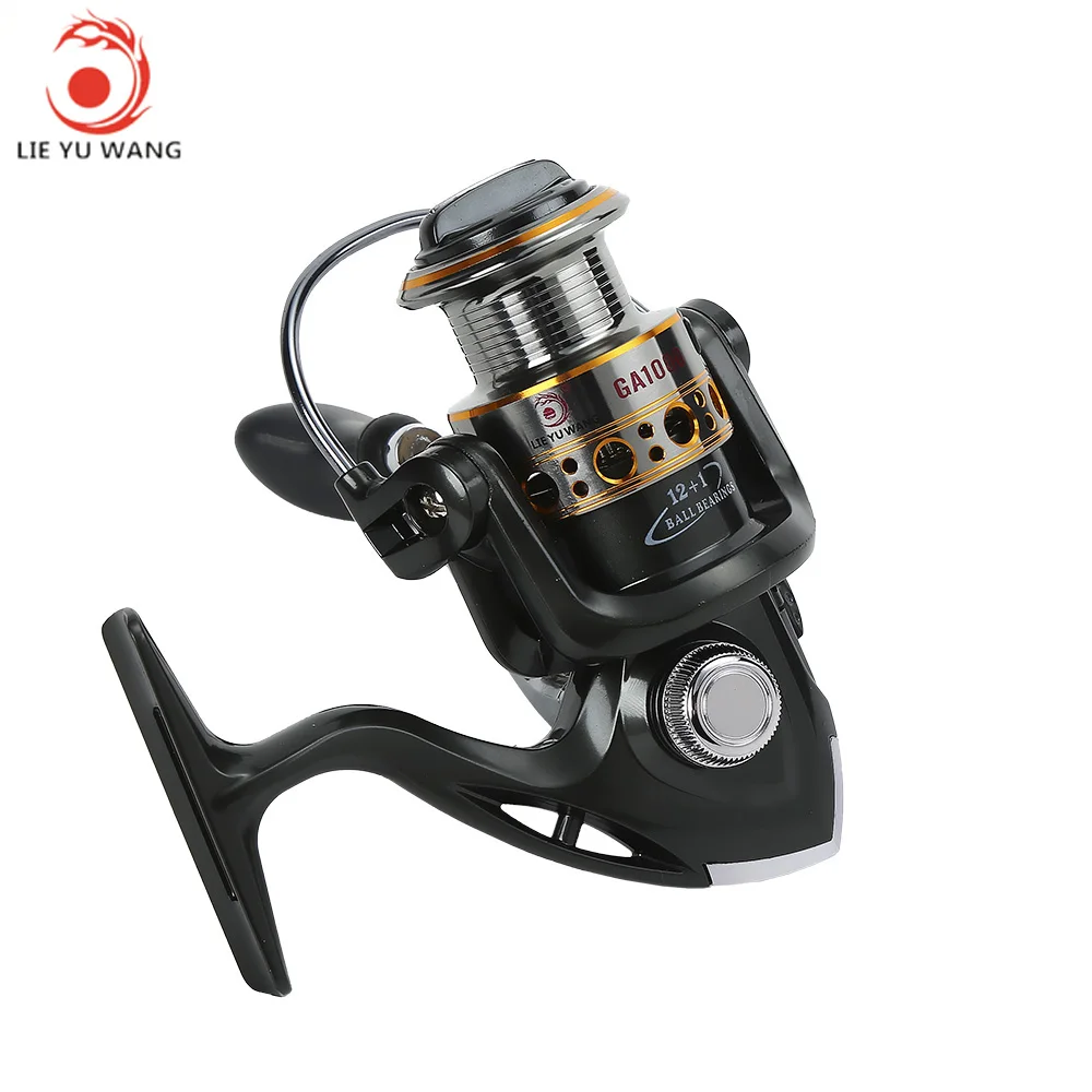 LIEYUWANG 12 + 1BB Full Metal Fishing Spinning Reel With Exchangeable