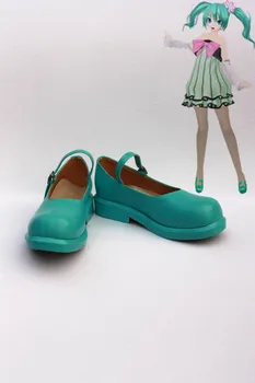

Custom made Green miku Shoes from vocaloid Cosplay