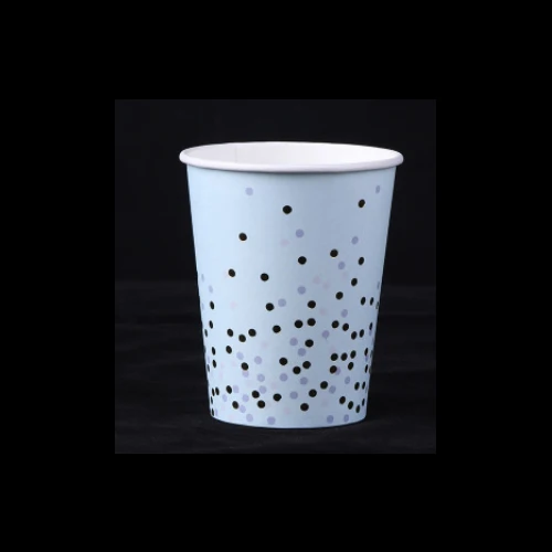 20 шт./лот одноразовые стаканчики в горошек с 250 мл из бумаги|cup with|polka dotcups disposable |