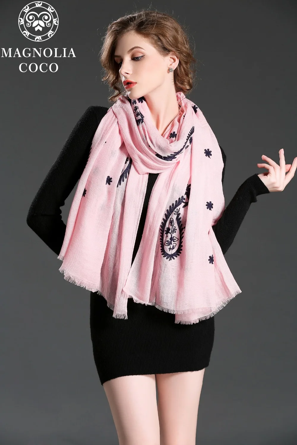 Модный брендовый зимний шарф для женщин, женский клетчатый кашемировый шарф, Женский Теплый квадратный платок и шарфы, опт/розница