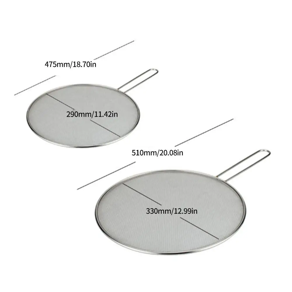 Нержавеющая сталь смазка разбрызгиватель экрана анти-москитная Крышка для еды сковорода крышка масло вода Защита от брызг сетчатая крышка