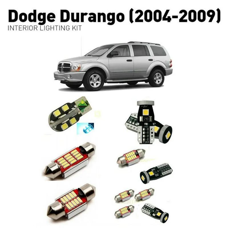 Led interior lights For Dodge durango 2004-2009 23pc Lights Cars lighting kit automotive bulbs Canbus | Автомобили и мотоциклы