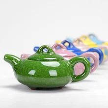 Континентальная ледяная, с трещинами глазурь шаблон чайный горшок дома кунг-фу керамический чай один горшок 120 мл