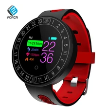 FORCA Q8Plus Color LCD Smart Bracelet Fitness Tracker Sleep Tracker Social Media Notifications For IOS And