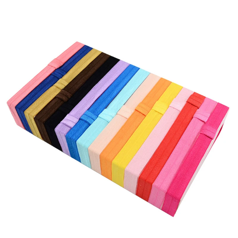 

Hot Headband 1PC Baby DIY Fashion Kids Hair Band High Quality 1.5CM Children Hair Accessories Solid Korean Candy Color