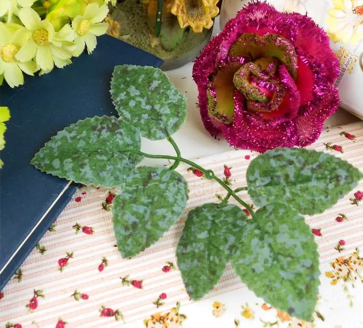 Gratis Pengiriman Grosir Diy Bunga Mawar Bahan Buatan Daun Untuk Aksesoris Stocking Nilon Bunga 100 Pcs Lot Artificial Leaves Flower Materialdiy Roses Aliexpress