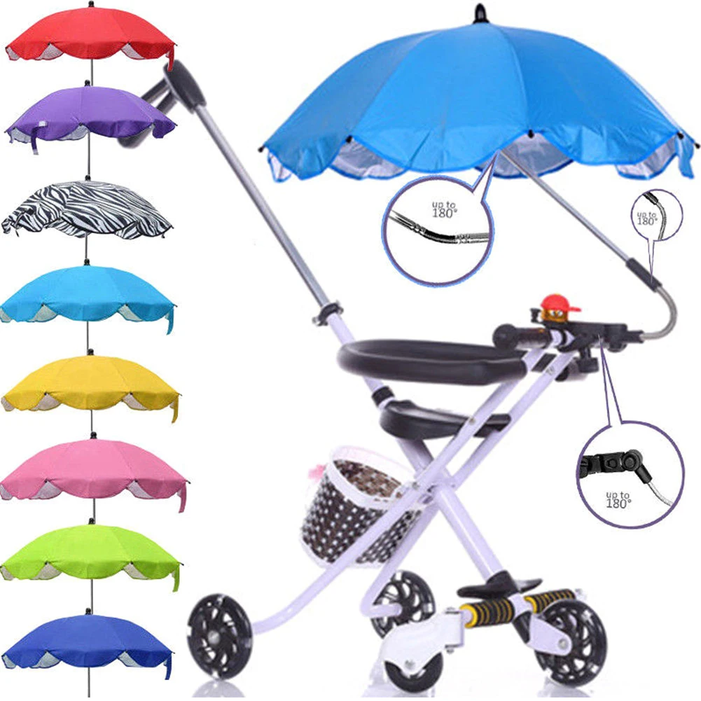 Зонт для детской коляски Солнцезащитный козырек крышка коляска зонтик для багги аксессуары для коляски автомобильное сиденье солнцезащитный зонт