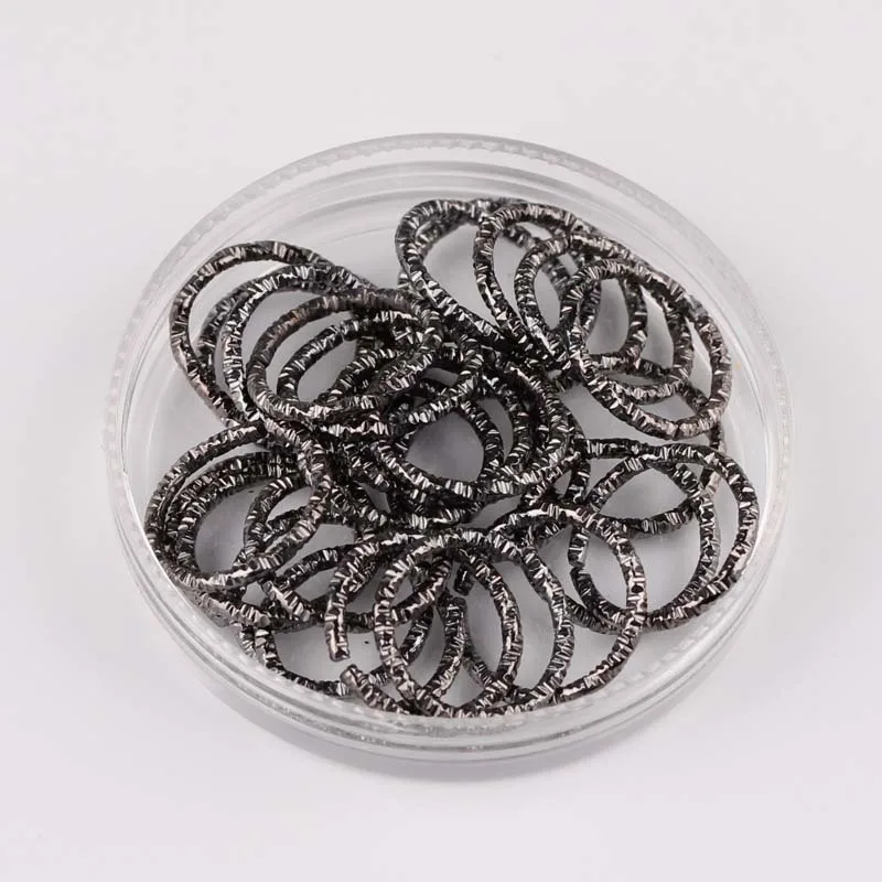 15 мм тиснение металлическое кольцо орнамент аксессуары соединительное кольцо