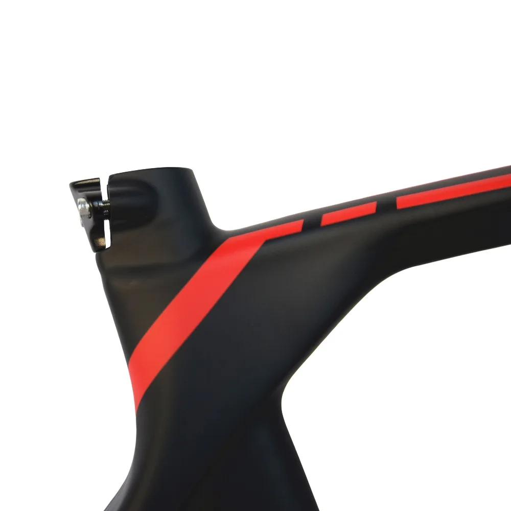 Best BEIOU Carbon Fiber Road Bike Frame with Fork Racing Bicycle Frame 700C BB86 Unibody internal Cable Routing T700 Ultralight B013A 3