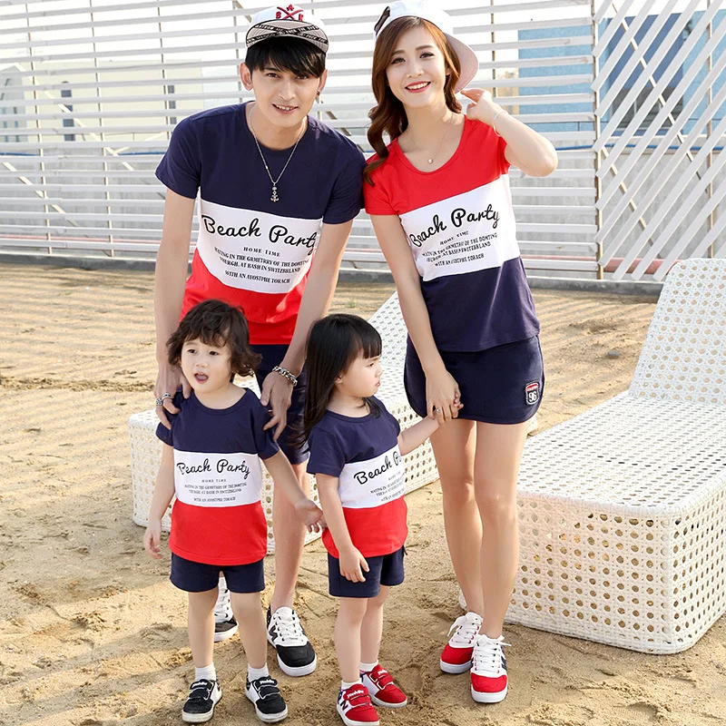 

Family Look Matching Outfits Fashion T-shirt Big Sister Summer Clothing Brothers Mother Daughter Father Son Baby Boy Girl 2019