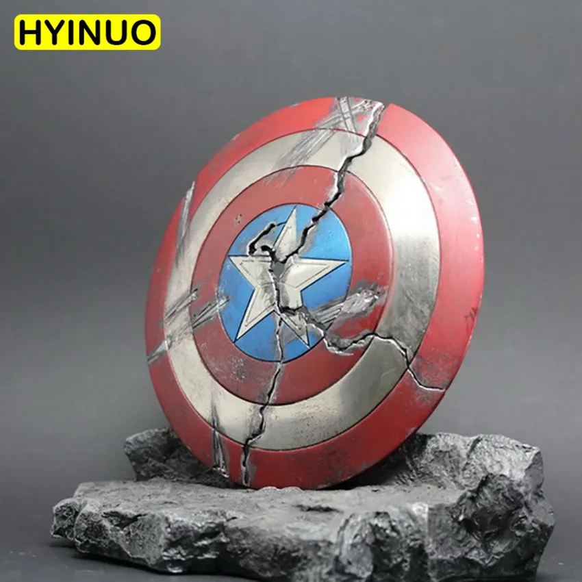 

1:6 Scale Super Hero Captain Alloy America Battle Damage Shield Model Figure Fit For 12" Body Action Figures Doll Accessories