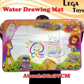 

Large Water Drawing Mat With 2PCS Magic Pen 8Pcs mode Drawing Board Play Mat Coloring Painting Educational toys for Children