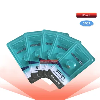 

5pcs Sony 100% Original Independent packing 364 SR621SW V364 SR60 SR621 AG1 Watch Battery Button Coin Cell MADE IN JAPAN