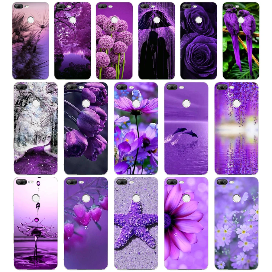 

269H infinity on purple Soft Silicone Tpu Cover phone Case for huawei Honor 9 Lite 10 p 9 10 lite