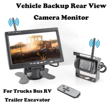 

7 Inch Bus Bus TFT LCD Display + HD Car Rear View Camera Night Vision System 170 Degree Wide Angle For RV Truck