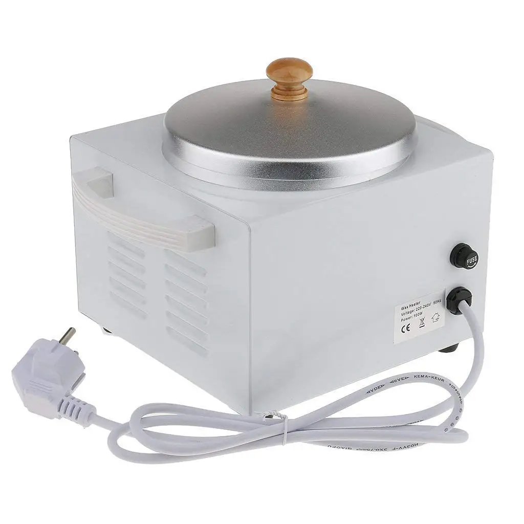 Hot! Single Pot Metallic Electric Waxing Machine Hot Waxing Paraffin Waxing for Professional Salon - EU Plug