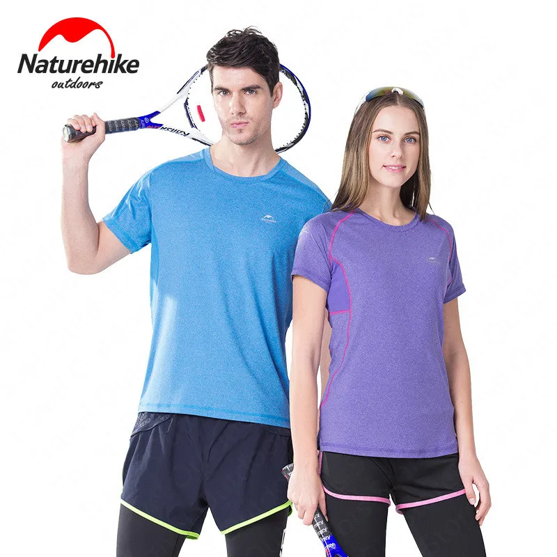 Спортивная футболка Naturehike с быстросохнущим коротким рукавом крутая дышащая