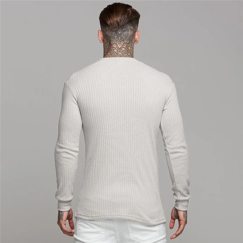 Muscleguys модный осенний повседневный мужской свитер с круглым вырезом мужской пуловер трикотажная одежда мужские свитера пуловеры мужские Pull Homme