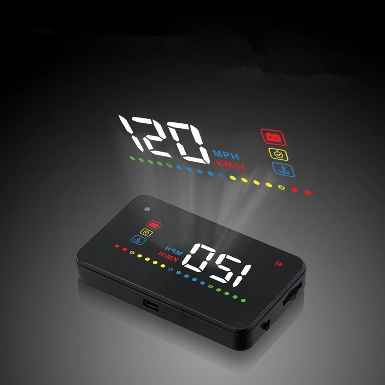 

Car Styling Electronics Accessories Universal HUD Head Up Display Speed Display High-definition Digital Projection Easy Install