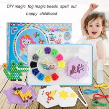 Детские игрушки, водные липкие бусины, волшебные бобы, волшебные шарики в форме водного тумана, Обучающие головоломки, сделай сам, queen RE3