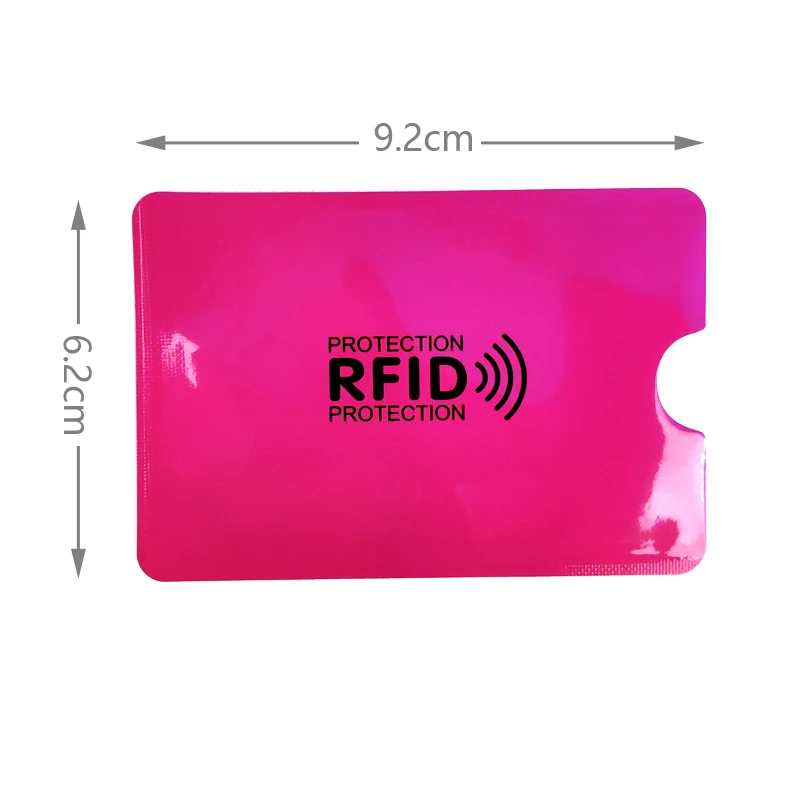 Новый блокирующий rfid алюминиевый держатель для кредитных карт анти сканирующий