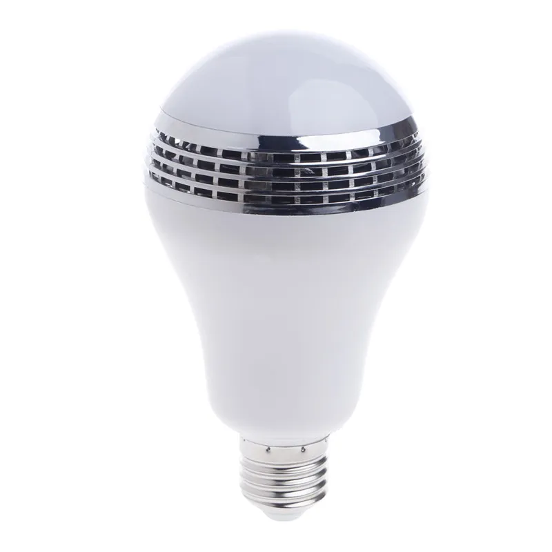1PC APP E27 Remote Control Lamp Bulb LED Speaker Bluetooth Music LED