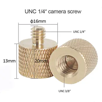 

Photo Studio 1/4" Male to 3/8" Female Screw Adapter For DSLR Camera Tripod Monopod Head Canon nikon