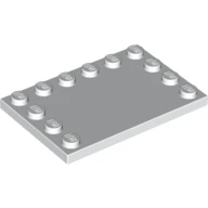 

Elements Brick Parts Tile Modified 4 x 6 with Studs on Edges Classic Piece Building Block Toy Accessory Bricklink No.P6180