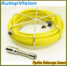 Diameter 23mm Pipe Drain Sewer Inspection Camera Head 12pcs Adjusting LED Lights,Pipeline Plumbing Snake Camera Head 30m cable