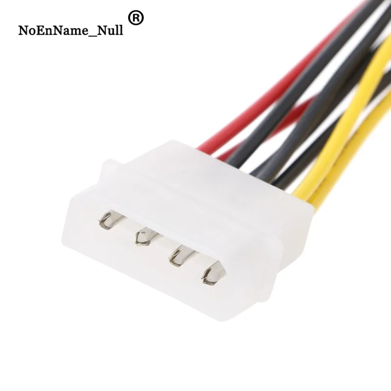 15 см Molex 4Pin Male To 2X Serial ATA 15Pin Female Y Splitter кабель питания Прямая поставка|Компьютерные