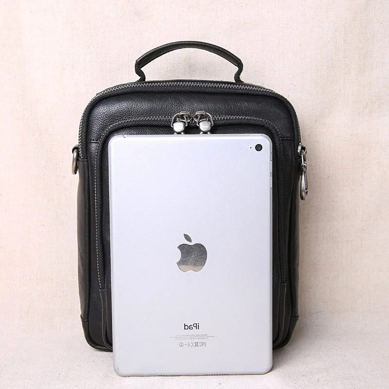 AETOO Leather Men's Bag Tote Casual Korean Business First Layer Leather Shoulder Bag Messenger Bag Men