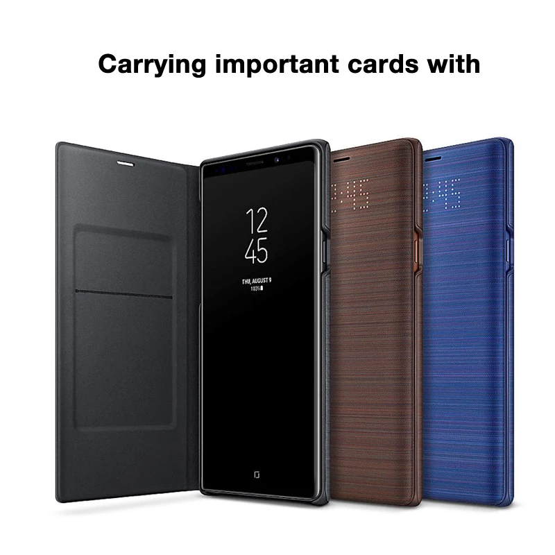 Samsung Original LED Cover Protection Cover Phone Case For Samsung Galaxy Note 9 Note9 SM-N9600 + Sleep Function Card Pocket (3)
