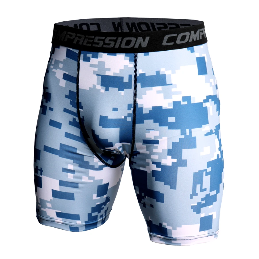 smart casual shorts mens Summer Camouflage Bermuda Compression Shorts Men Army Shorts 3D Print Bodybuilding Tights Short Pants Men's Shorts Sportswear casual shorts for men