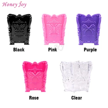 

1pc Storage Box Holder Container Case Organizer for Nail Art Tool Kits Makeup Brushes Pen File Buffer