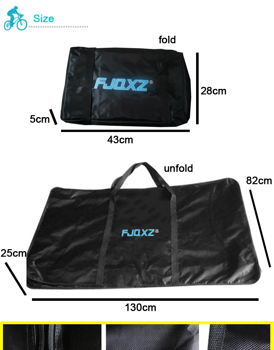 Best 2 in Folding Bike Package Bag MTB Mountain Bike Rack Bag 1 Multifunction Road Bicycle Pannier 0