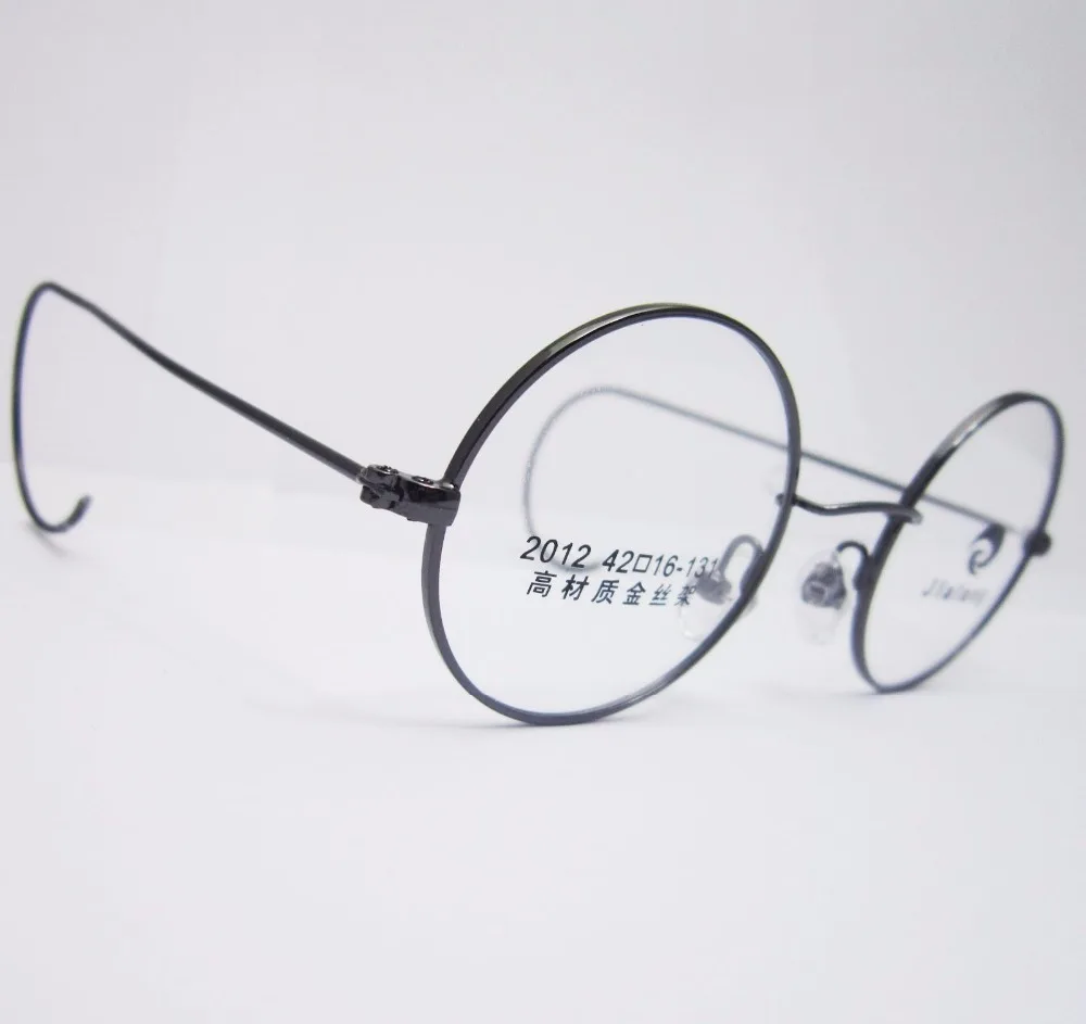 US $26.98 40mm 42mm 44mm Antique Vintage Round Wire Rim Eyeglass Frames Spectacles Rx 2012
