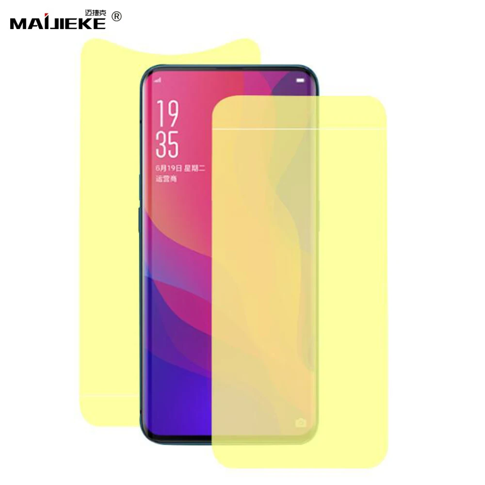 

Soft HD Front Back TPU Screen Protector Film for OPPO realme x Hydrogel Film nano protective film not glass