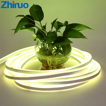 

Neon RGB LED Strip Flexible 220V 230V 240V SMD5050 Strips Lights Waterproof Outdoor Home Decor Holiday Lighting Neon Lights
