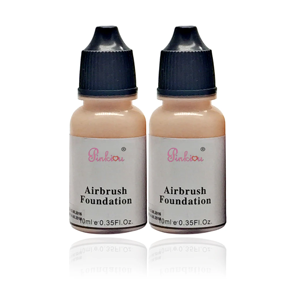 

Airbrush Foundation MakeUp Cosmetics Pro Concealer Base For Face Beauty DIY Diamond Color Eye shadow Color 10ml/bottle