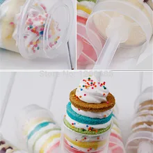 3000 шт/уп вакуумные контейнеры для торта/мороженого/пустые свадебные контейнеры для кекса