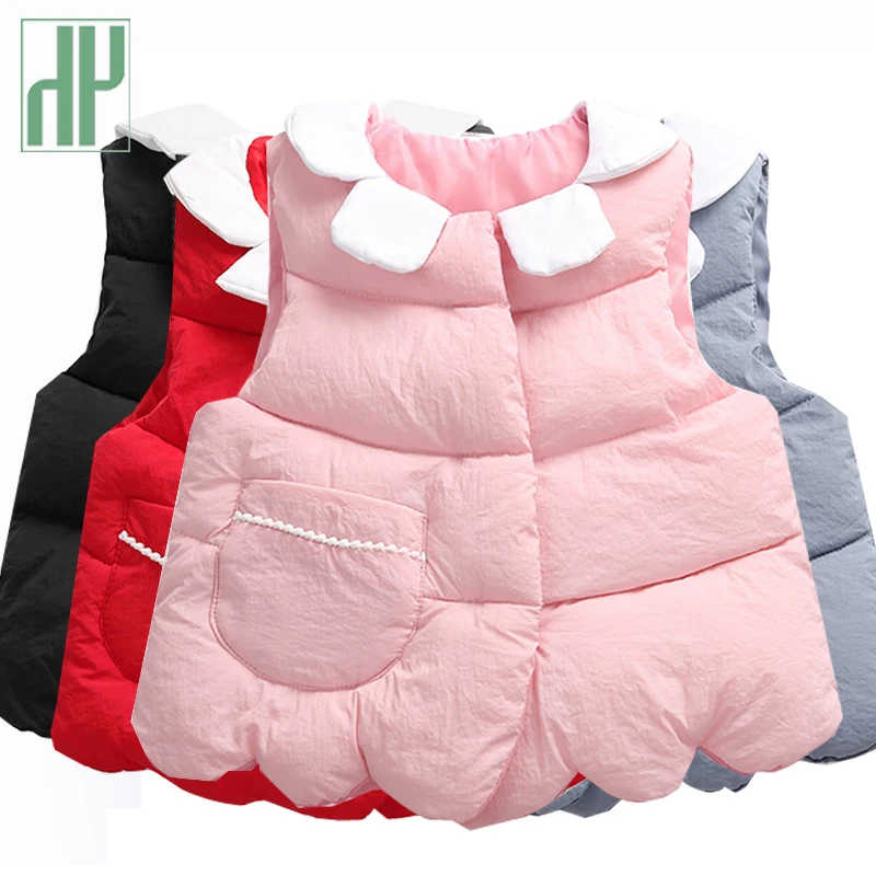 

Kid Vest kids girls Windbreaker Jacket Cotton Coats Warm vest children Outerwear Coats toddler boy vest baby waistcoat 1-6 years