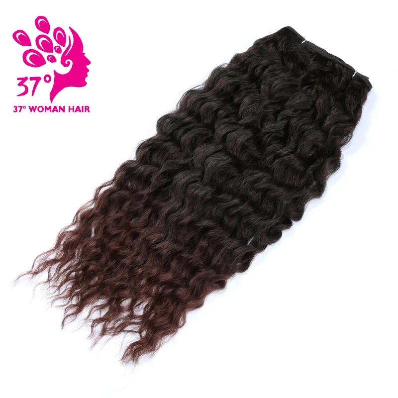 

Dream ice's Synthetic Hair Weaving Deep Wave 120g 22inch 1 Bundle Natural Color