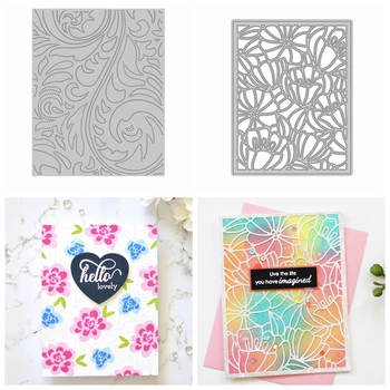 

Bloom Lotus Swirls Leaf Frame Metal Cutting Dies Stencil For DIY Scrapbooking Decoration Embossing Supplier Craft Die Cut 2019