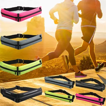 

Waterproof Dual / Single Pocket Running Belt Runner Waist Bum Bag Sports Fitness Running Travel Pack